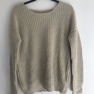 KNIT OVERSIZED SWEATER